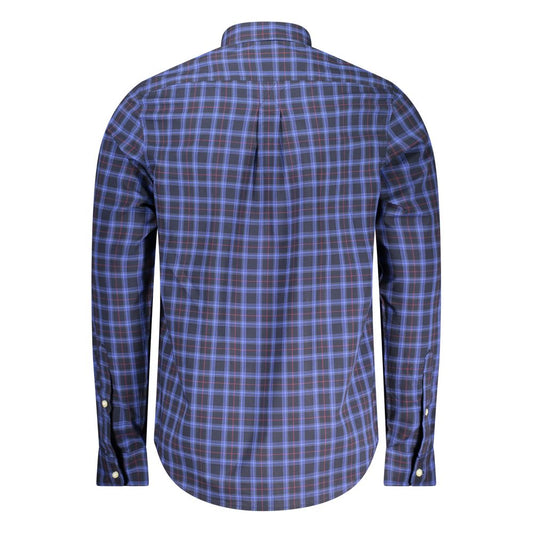 Timberland Blu Cotton Men Shirt