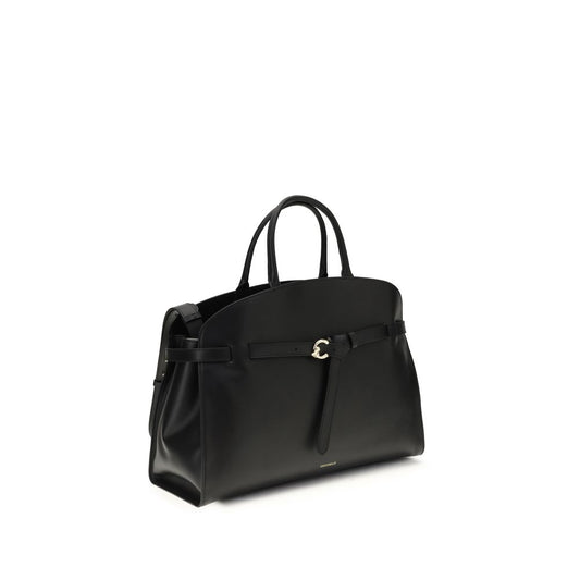Coccinelle Black Calf Leather Bos Taurus Handbag
