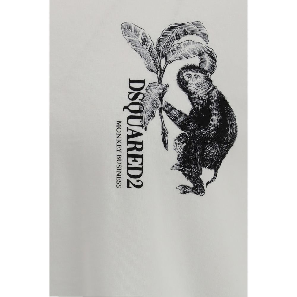 Dsquared² White Cotton Sportswear