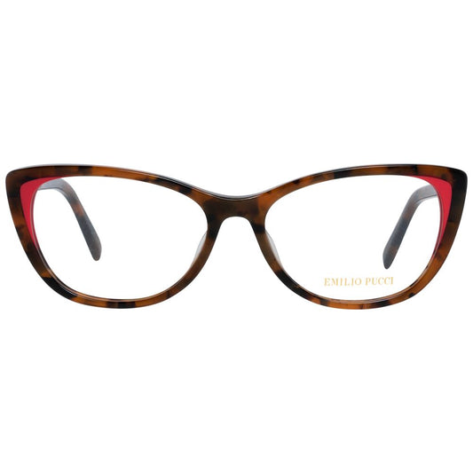 Emilio Pucci Brown Plastic Glasses (Frames)