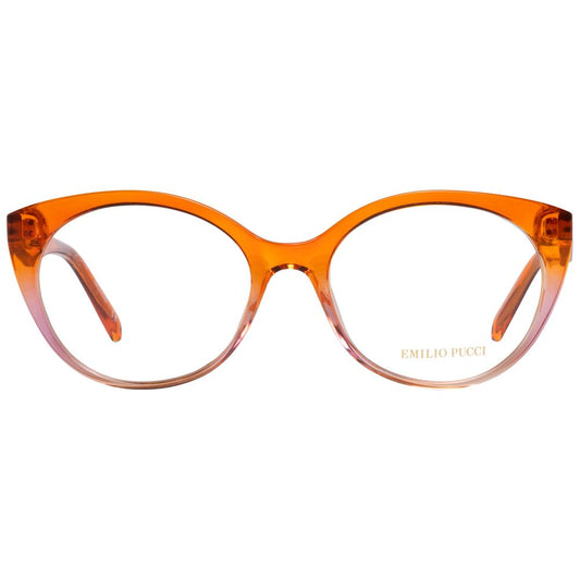 Emilio Pucci Orange Plastic Glasses (Frames)