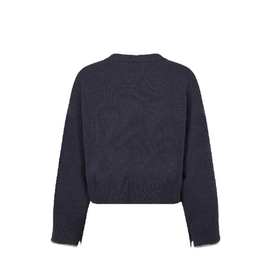 Brunello Cucinelli Blue Cashmere Sweater