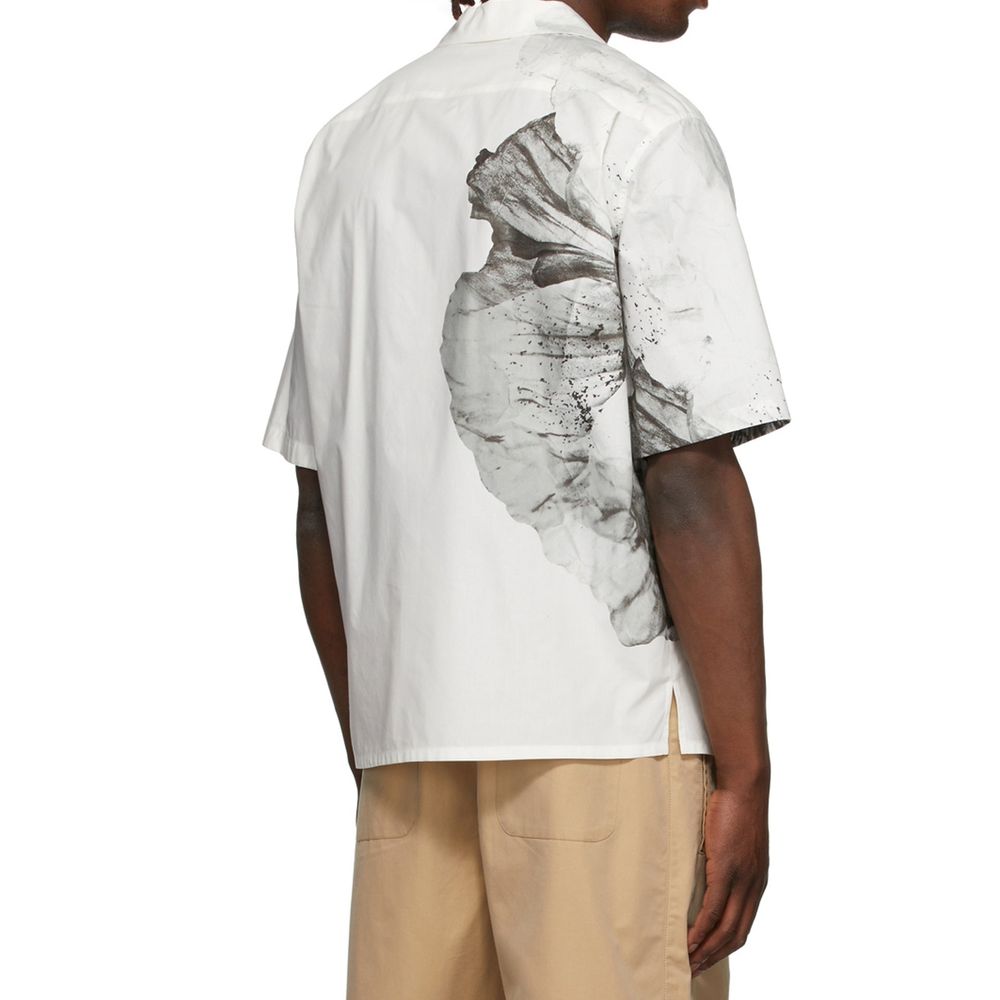 Alexander McQueen White Cotton Shortsleeve Shirt