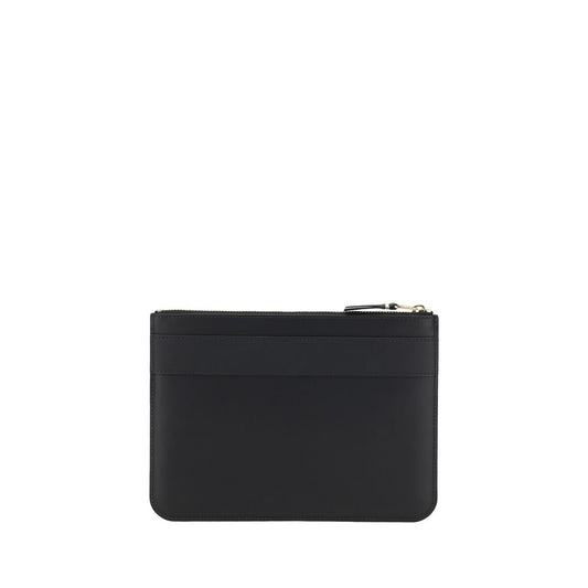 Comme Des Garçons Black Calf Leather Bos Taurus Wallet