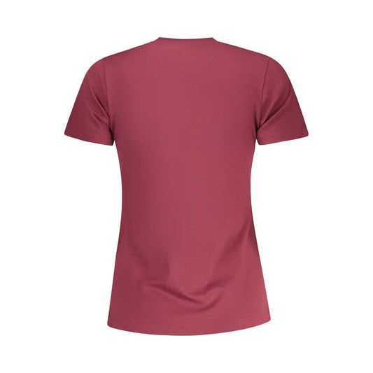 Pepe Jeans Rosso Cotton Women T-Shirt