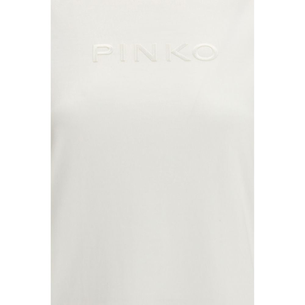 PINKO White Cotton T-Shirt