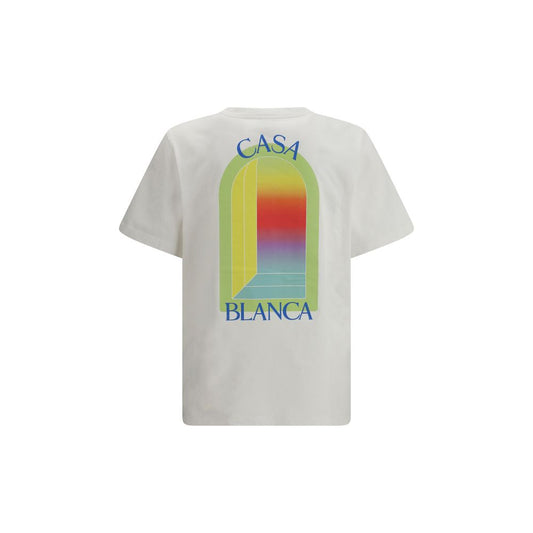 Casablanca White Cotton T-Shirt