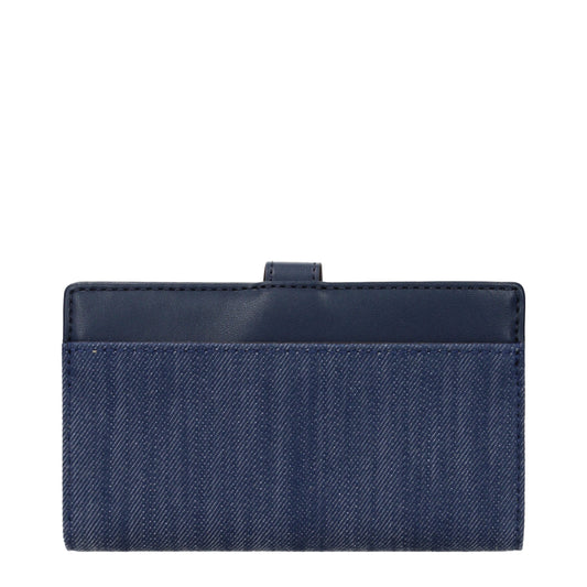 Michael Kors Blue Fabric Wallet
