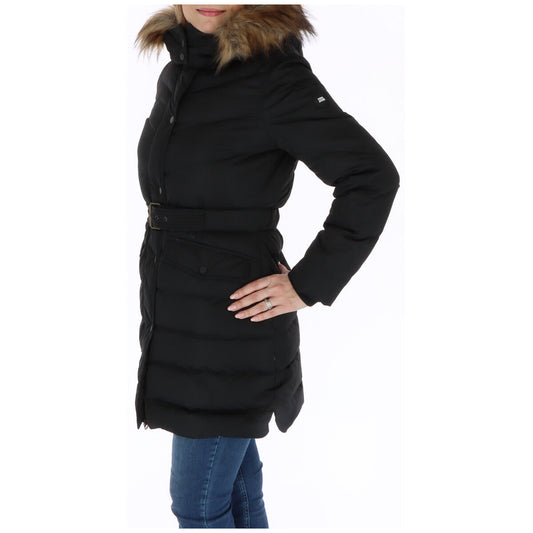 Pepe Jeans Black Polyester Coat