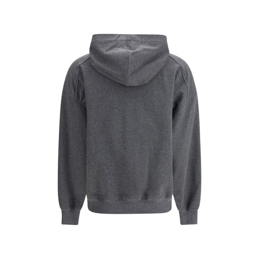 Brunello Cucinelli Gray Cotton Sweatshirt