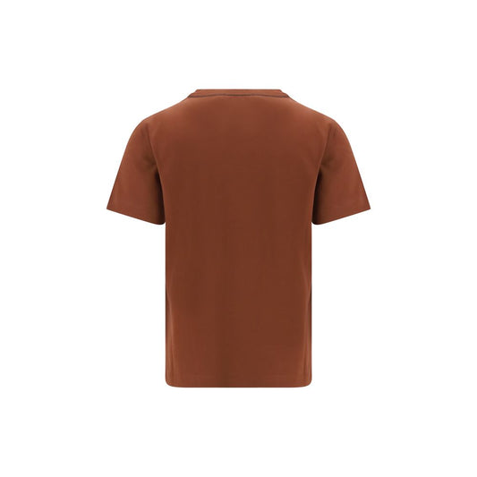 Brunello Cucinelli Brown Cotton T-Shirt