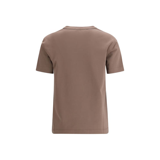 Brunello Cucinelli Brown Cotton T-Shirt