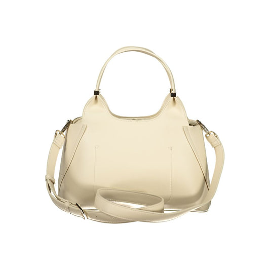 Mario Valentino Beige Polyurethane Women Handbag