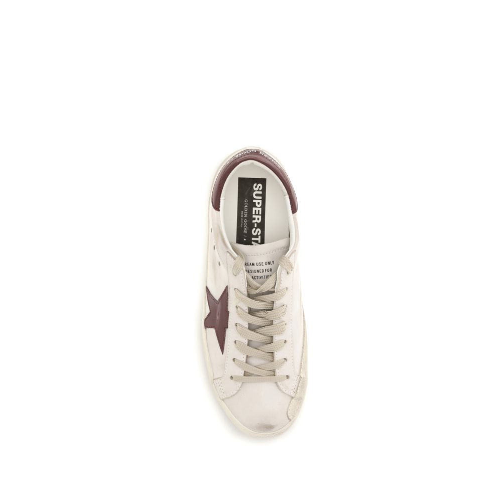 Golden Goose White Calf Leather Bos Taurus Sneakers