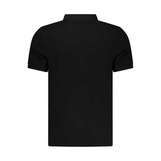 North Sails Black Cotton Mens Polo Shirt