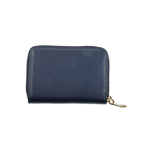 Mario Valentino Blue Polyurethane Women Wallet