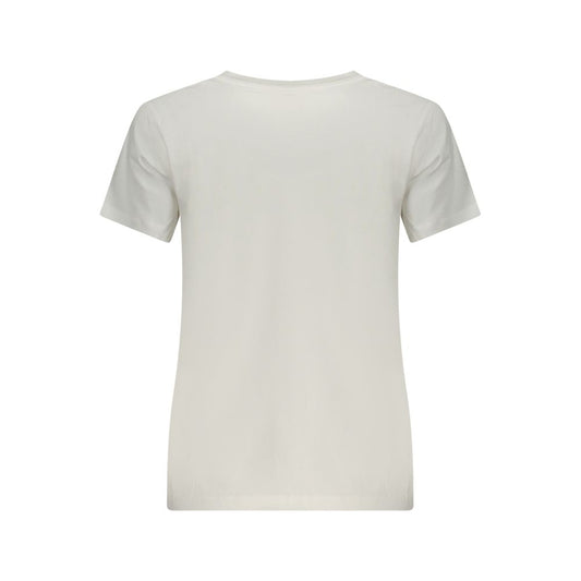 Pepe Jeans White Cotton Women T-Shirt