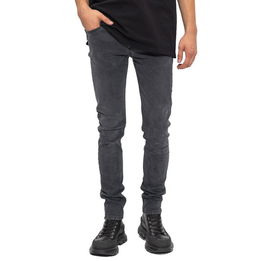 Alexander McQueen Black Cotton Skinny Jeans
