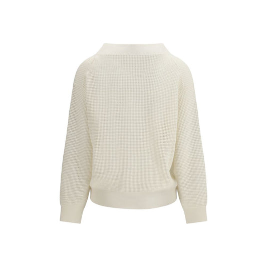 Brunello Cucinelli Beige Cashmere Sweater