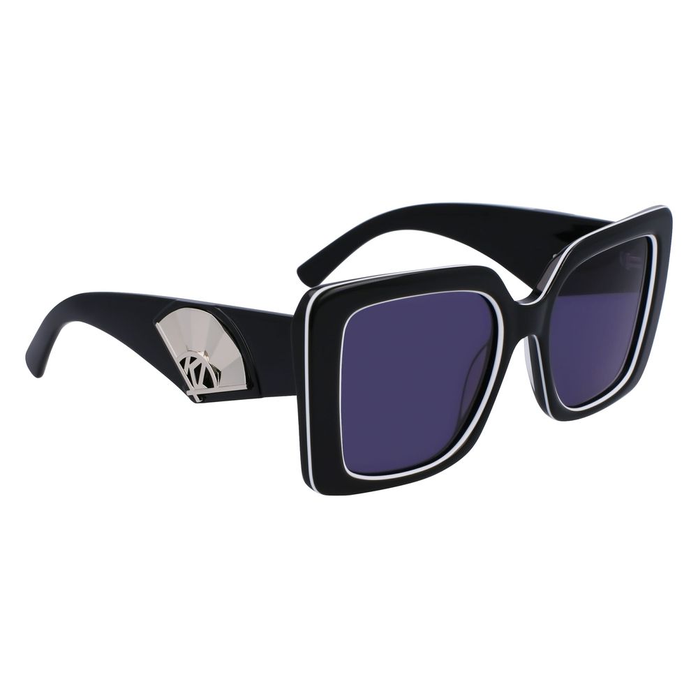 Karl Lagerfeld Black Acetate Sunglasses