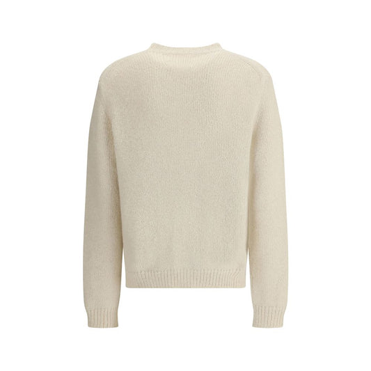 Jil Sander White Alpaca Vicugna Pacos Sweatshirt