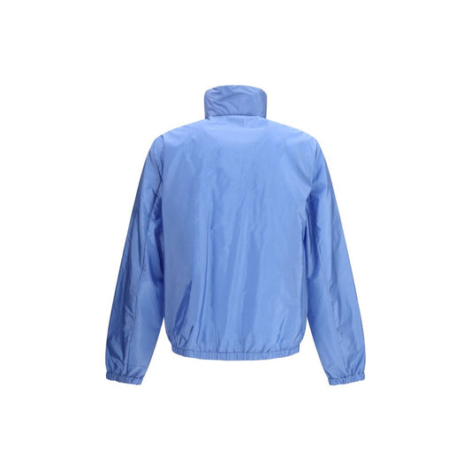 Prada Blue Recycled Polyamide Shell Jacket