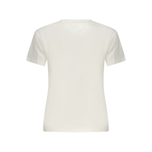 Tommy Hilfiger White Cotton Women T-Shirt