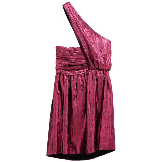 Saint Laurent Fuchsia Viscose Short Dress