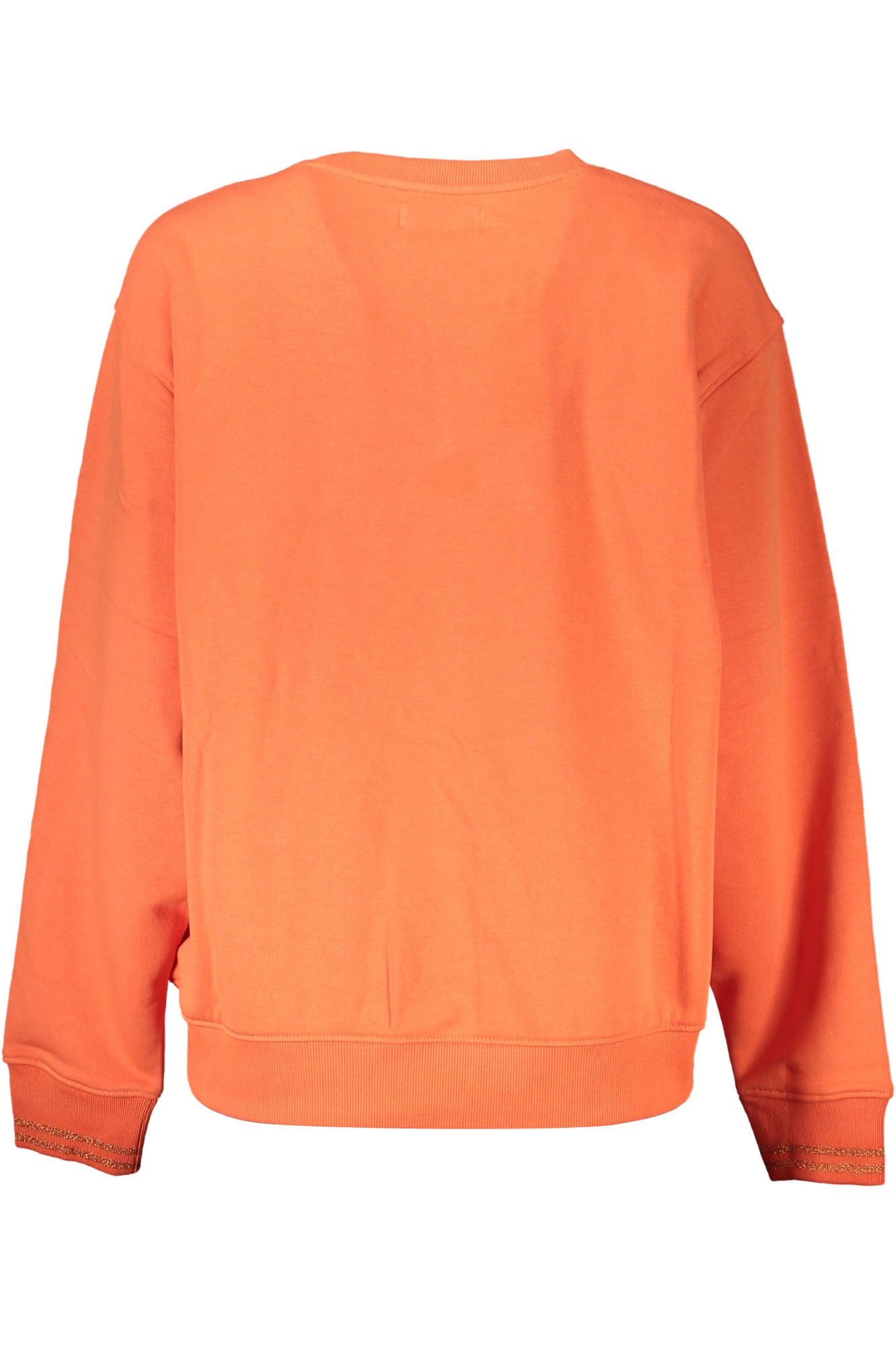 Desigual Orange Cotton Sweatshirt