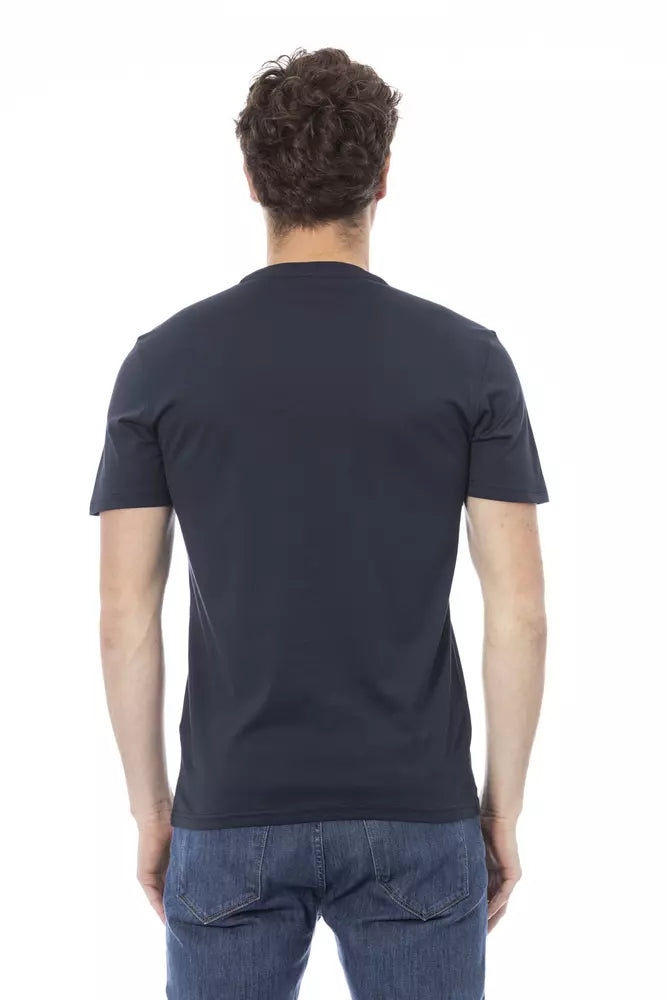 Baldinini Trend Blue Cotton T-Shirt