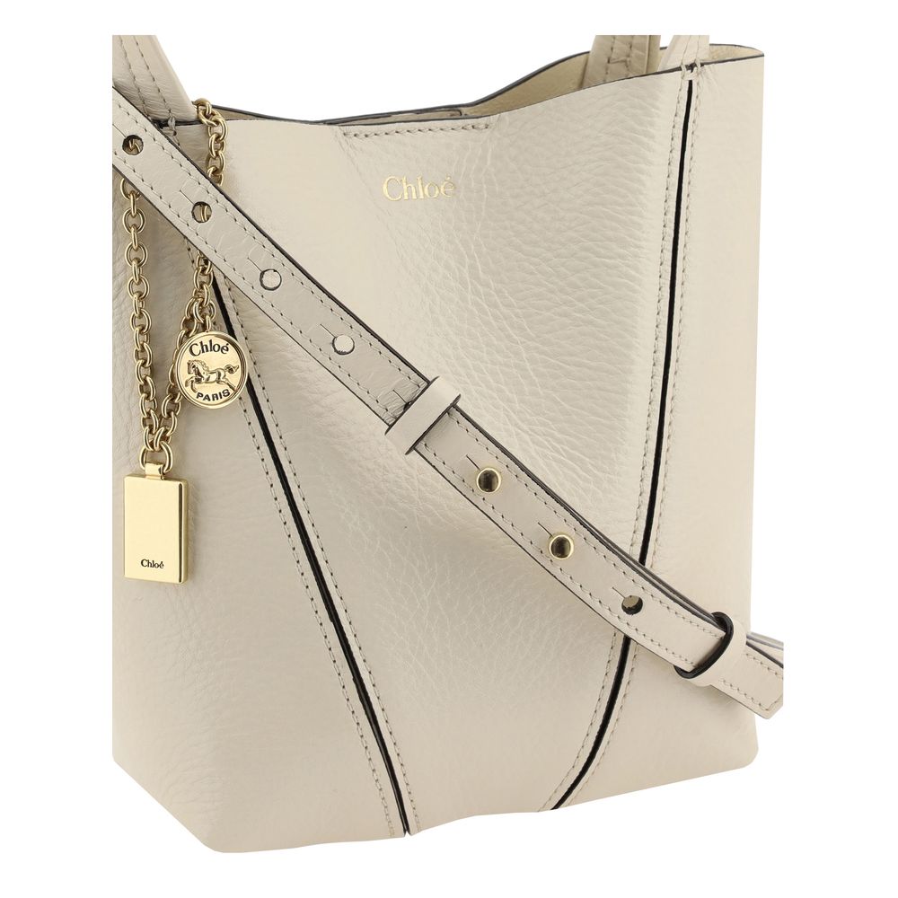 Chloé Beige Calf Leather Bos Taurus Shoulder Bag