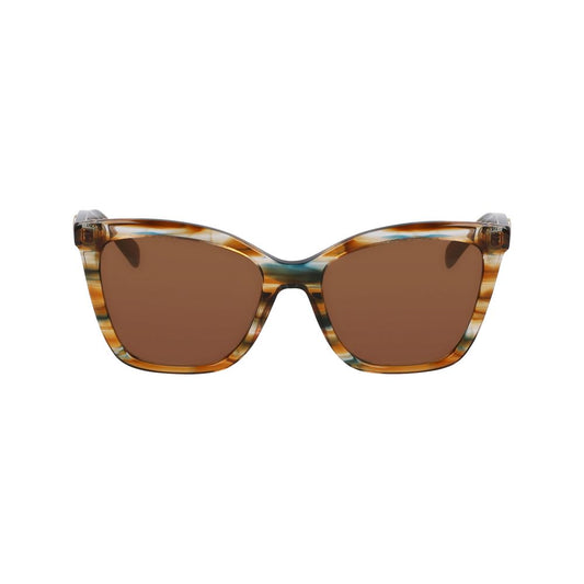 Longchamp Brown Acetate Sunglasses
