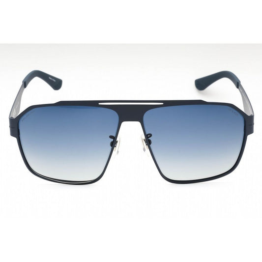 Police Blue Metal Sunglasses