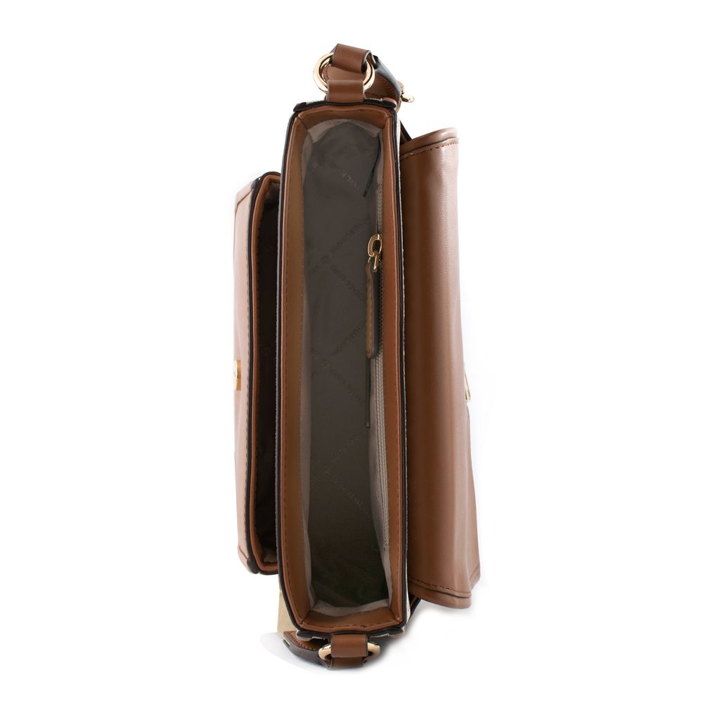 Michael Kors Beige Canvas Crossbody Bag