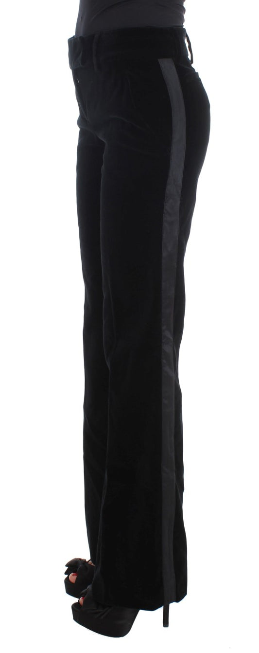 Ermanno Scervino Black Viscose Pants