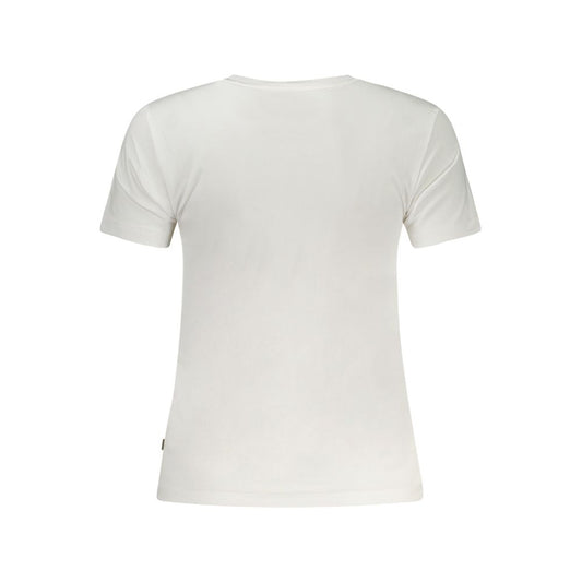 Guess Jeans White Organic Cotton Women T-Shirt