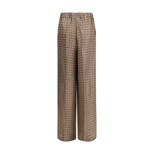 Max Mara Multicolor Silk Pants