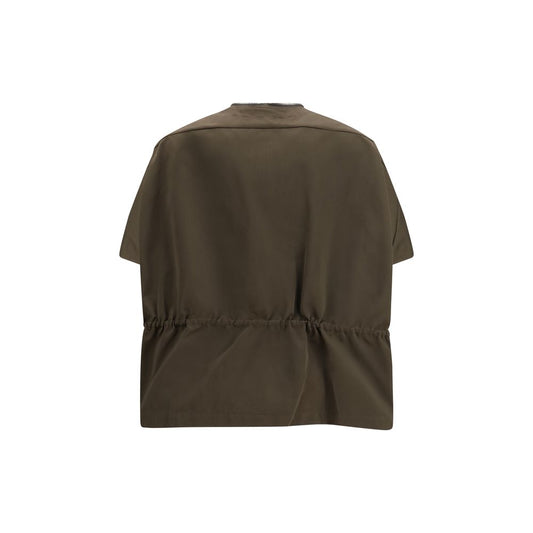 Rick Owens Brown Polyester Shell Jacket