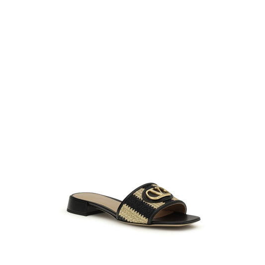 Valentino Garavani Multicolor Calf Leather Bos Taurus Sandals