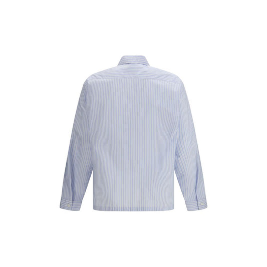 Prada Blue Polyamide Pattern Shirt