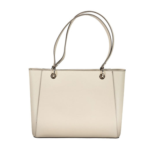 Guess Jeans Beige Poliuretano Women Handbag