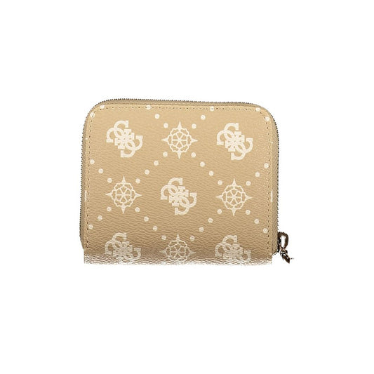 Guess Jeans Beige Polyurethane Women Wallet