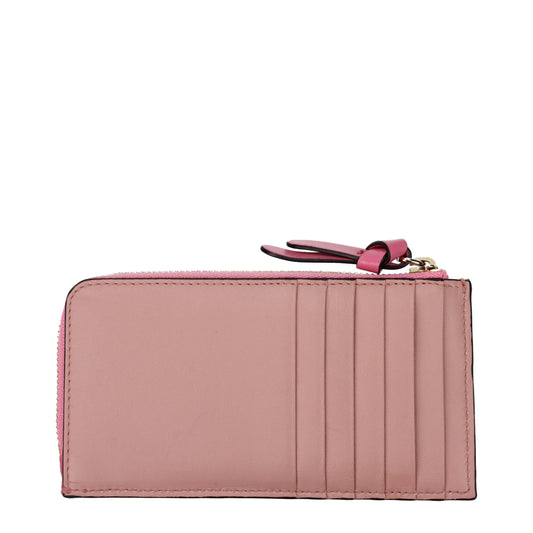 Jimmy Choo Pink Leather Wallet