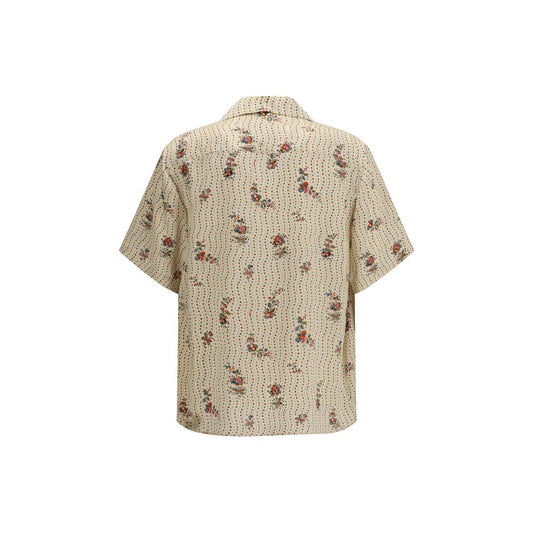 Valentino Multicolor Silk Pattern Shirt
