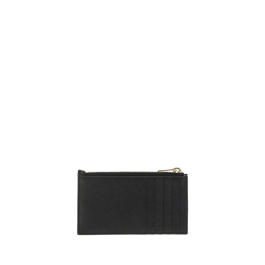 Saint Laurent Black Calf Leather Bos Taurus Wallet