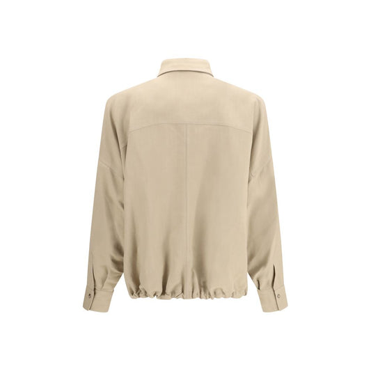Brunello Cucinelli Beige Viscose Blouse