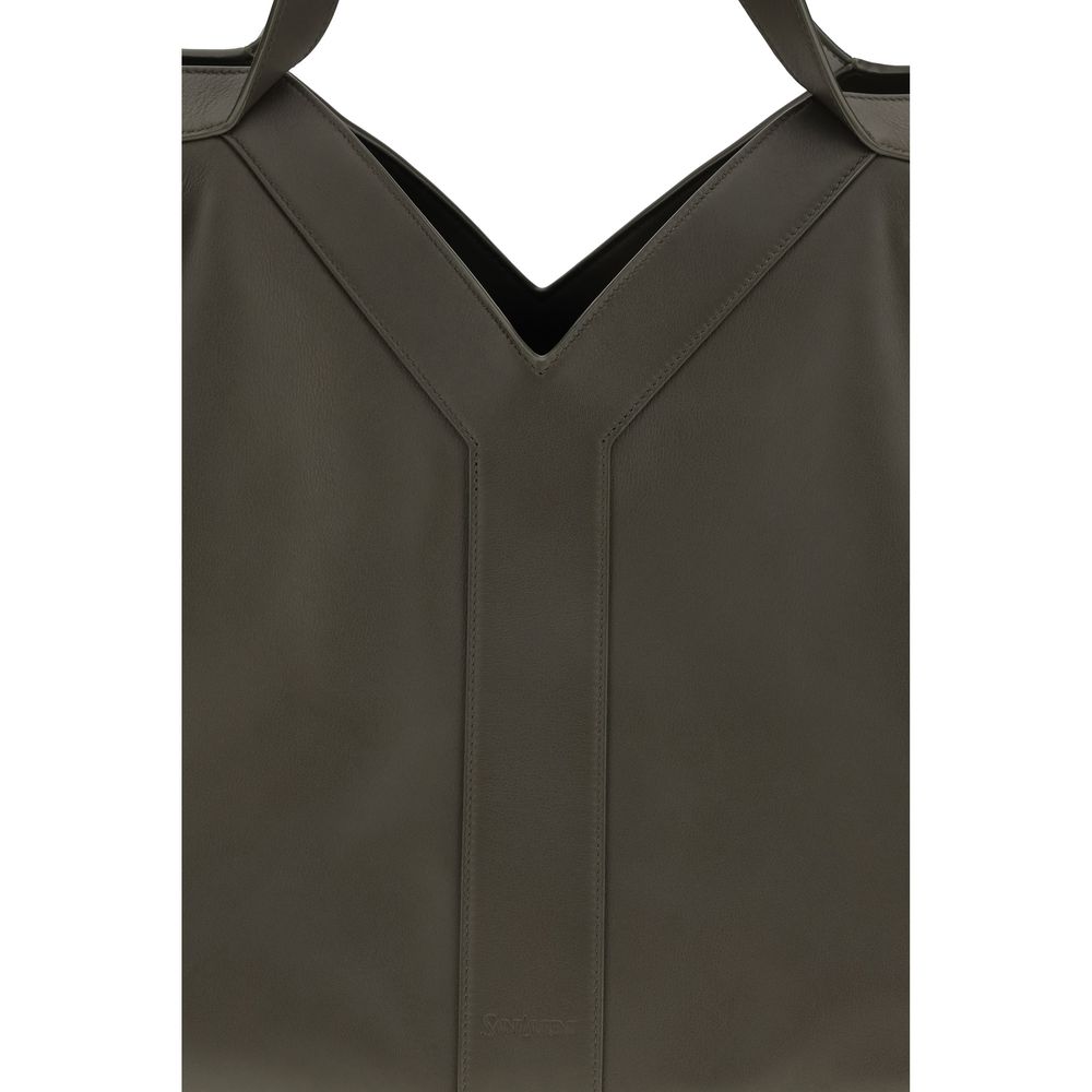 Saint Laurent Bicolor Calf Leather Bos Taurus Shoulder Bag