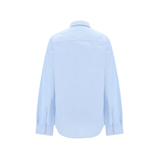 Ami Paris Blue Cotton Dress Shirt