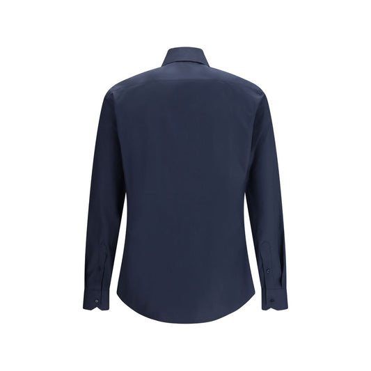 Fendi Blue Cotton Shirt