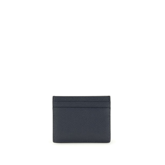 Valentino Garavani Blue Calf Leather Bos Taurus Wallet